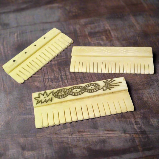Carved Bone Comb
