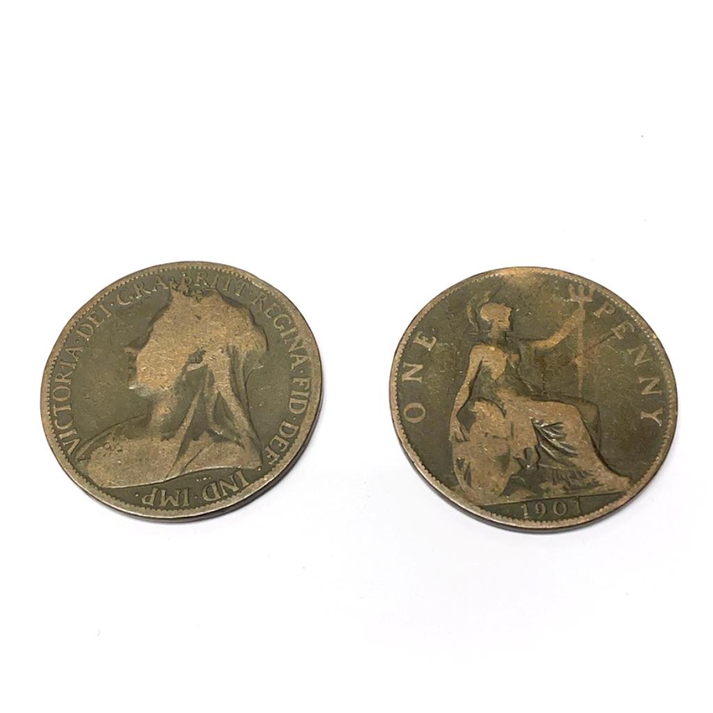 10 x Victorian Pennies