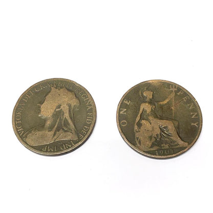 10 x Victorian Pennies