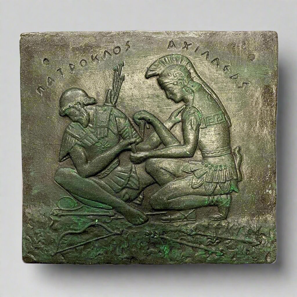 Achilles and Patroclus Plaque