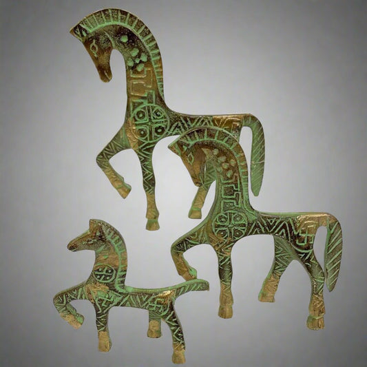 Ancient Greek Bronze Horses