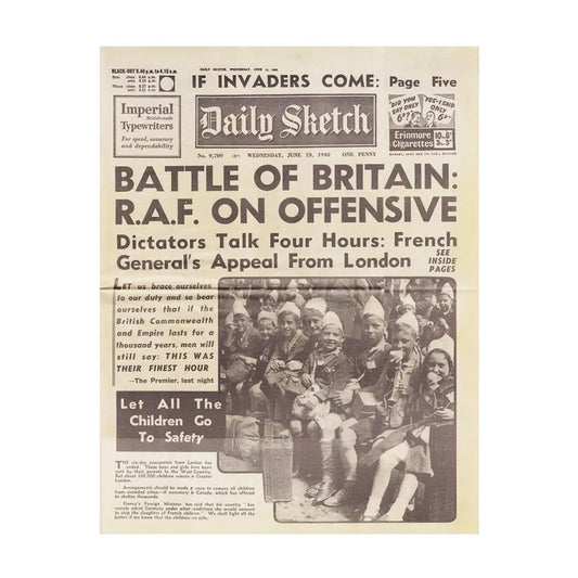 Battle of Britain Newspaper