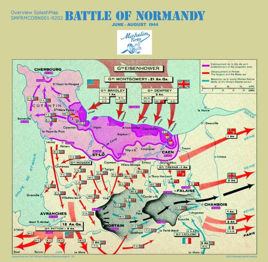 Battle of Normandy Overview SplashMap