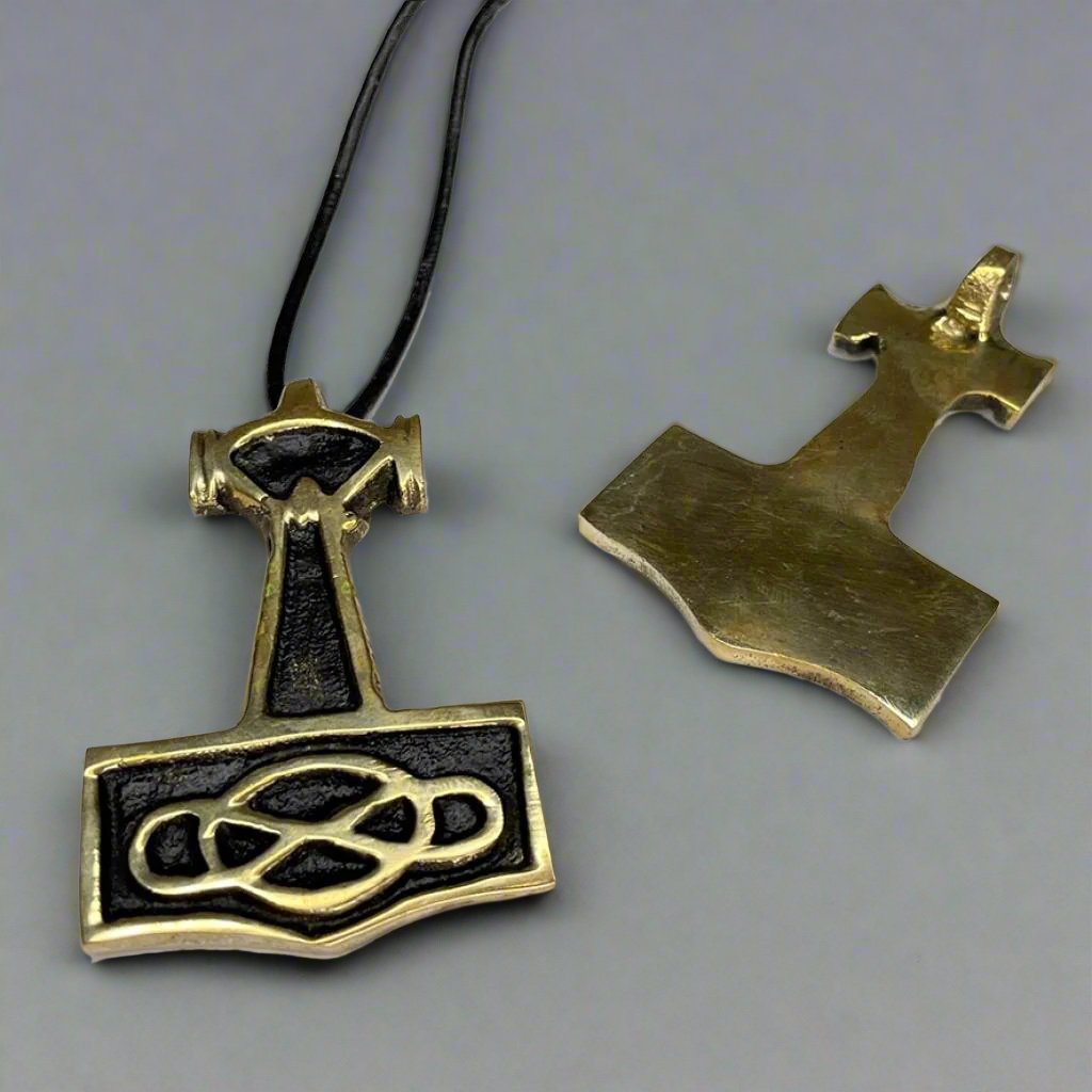 Brass Hammer Amulet