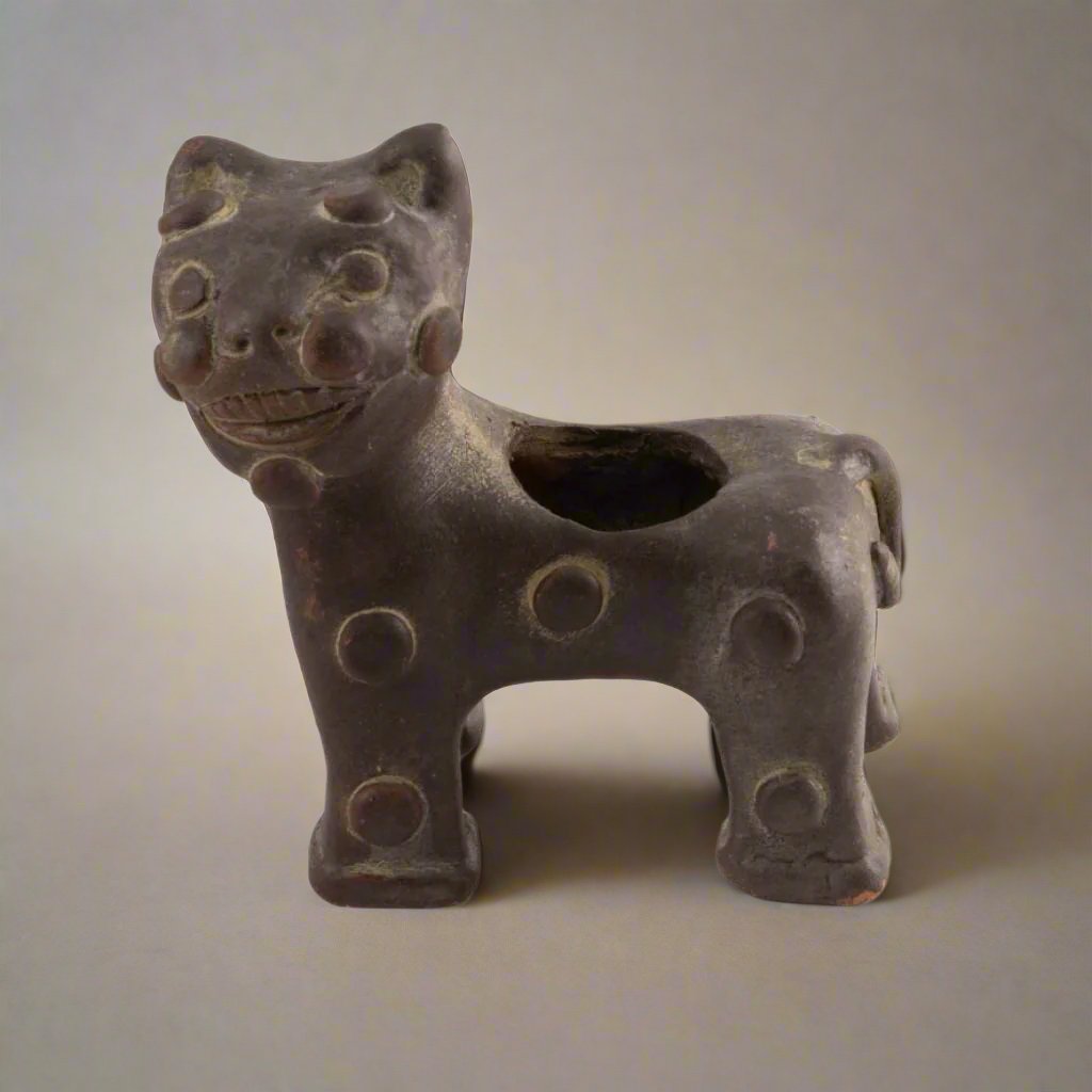 Clay Jaguar Figure