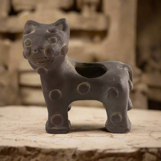 Clay Jaguar Figure