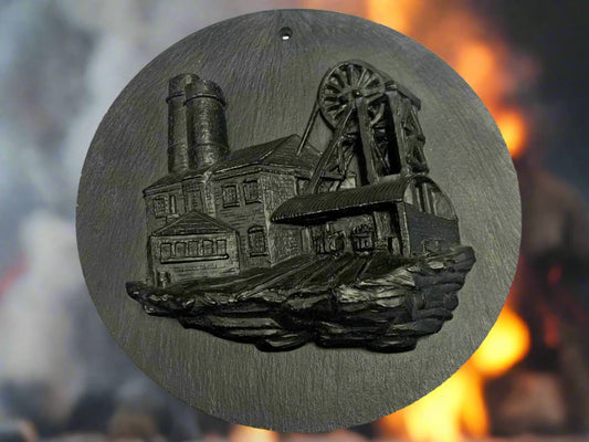 Coal Mine Resin Plaque