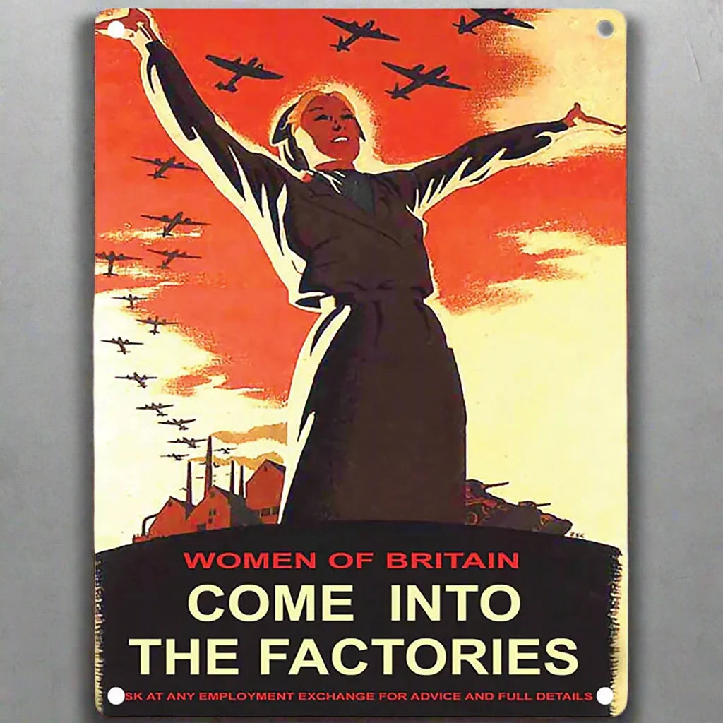 Come into the Factory - Metal Sign