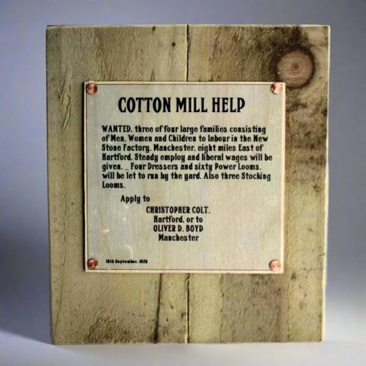 Cotton Mill Sign