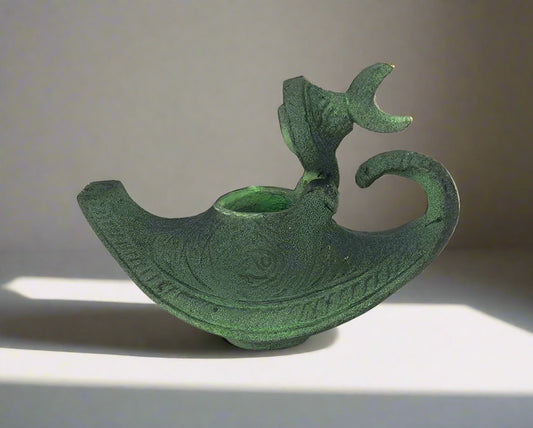 Early Islamic Bronze Lamp