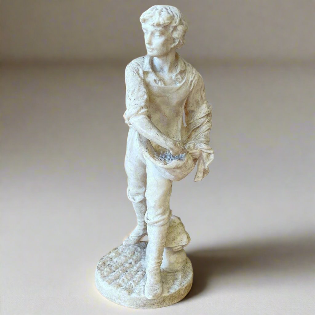 Farmer Hand Sowing Seeds Figurine