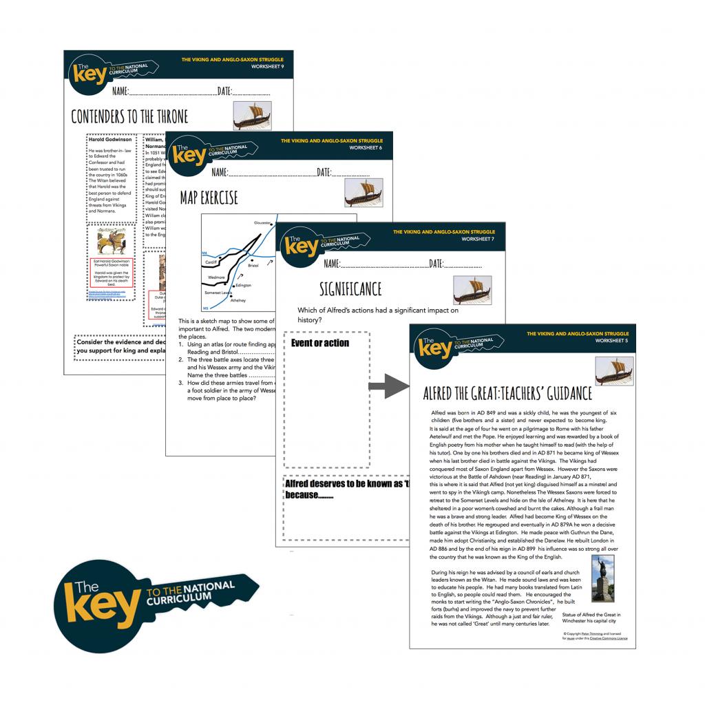 Key to... The Viking and Anglo-Saxon Struggle For the Kingdom of England