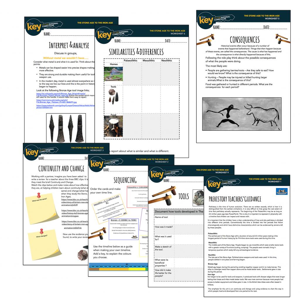 Key to... Changes in Britain from The Stone Age to the Iron Age