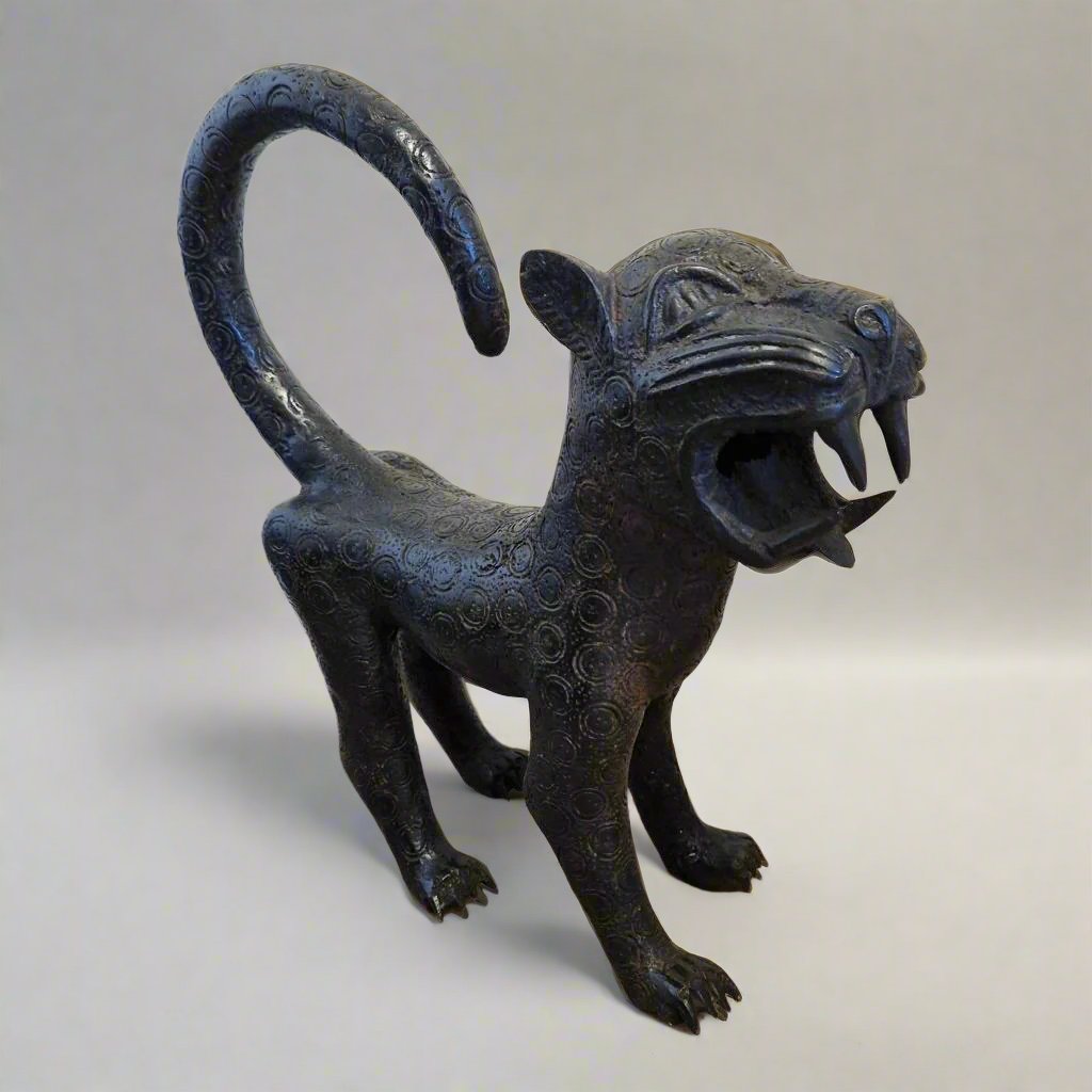 Large Bronze Leopard