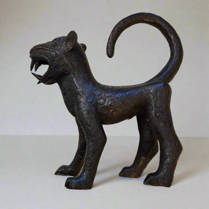 Large Bronze Leopard