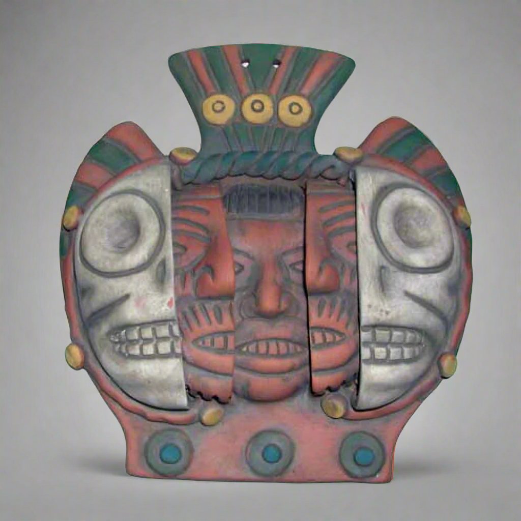 Maya Triple Death Mask