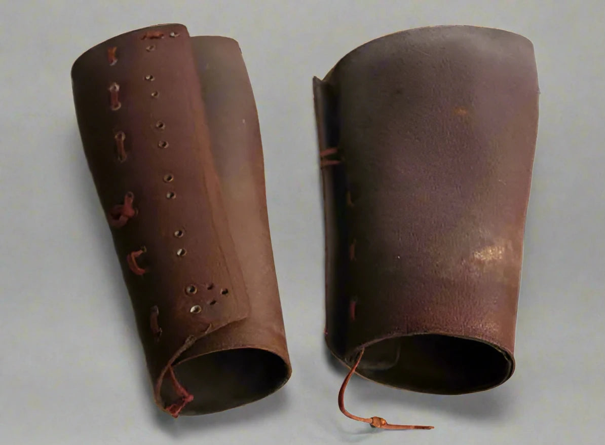 Pair of Leather Gaiters