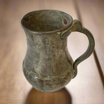 Pewter Plate and Tankard Set