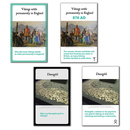 Vikings in Britain Interactive Timeline - Classroom Cards