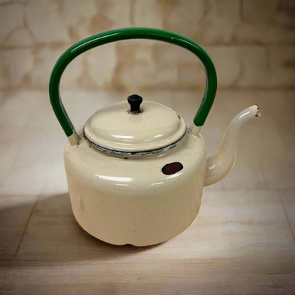 Vintage Enamel Kettle