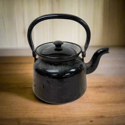 Vintage Enamel Kettle