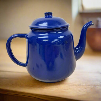 Vintage Enamel Kettle