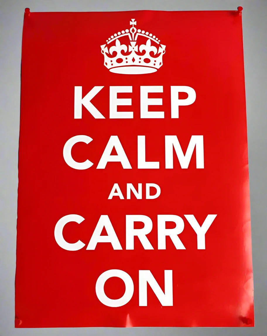 WW2 Keep Calm Poster