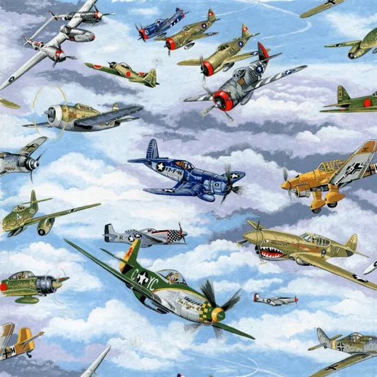 Warbirds Display Fabric