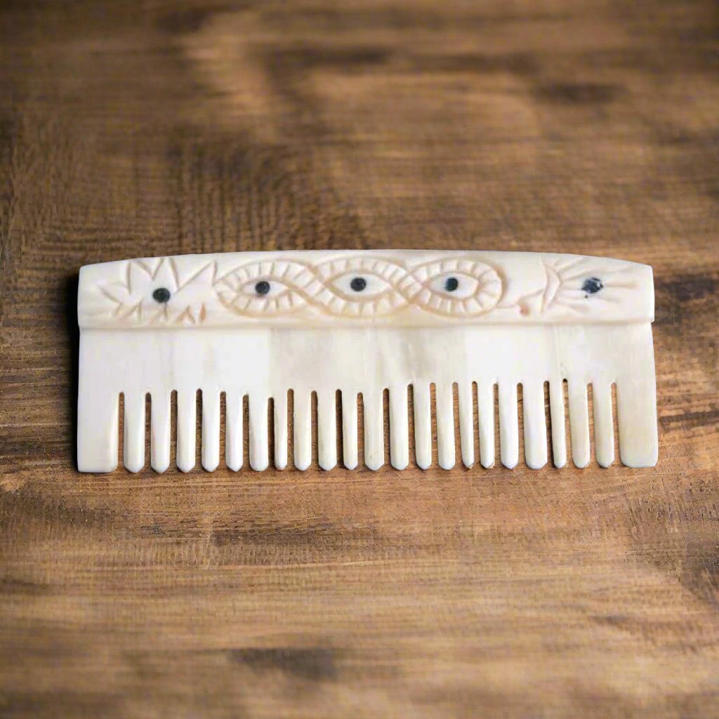 Carved Bone Comb