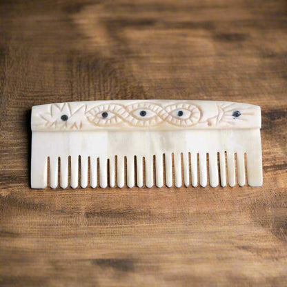 Carved Bone Comb