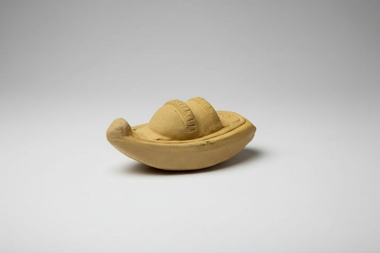 Egyptian Clay Toy Boat
