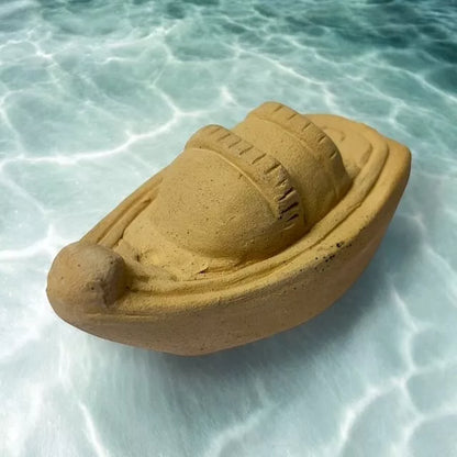 Egyptian Clay Toy Boat
