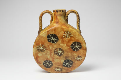 Large Greek Flat Back Wall Vase