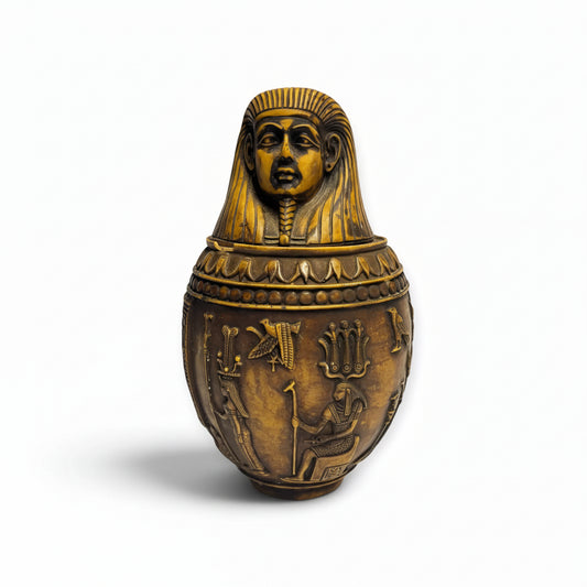 Large Vintage Canopic Jar