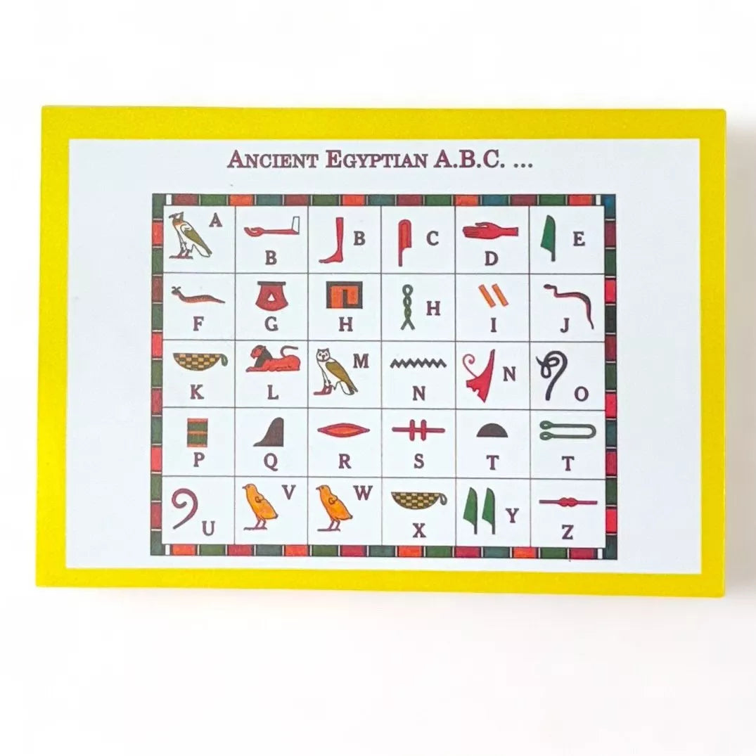 Mini Faience Hieroglyph Tile Set