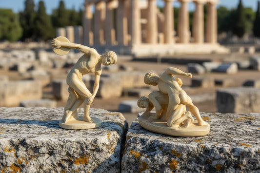 Pair of Greek Sports Figurines