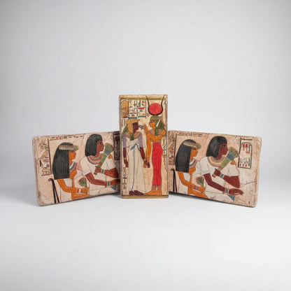 Set of 3 Large Plaster Friezes