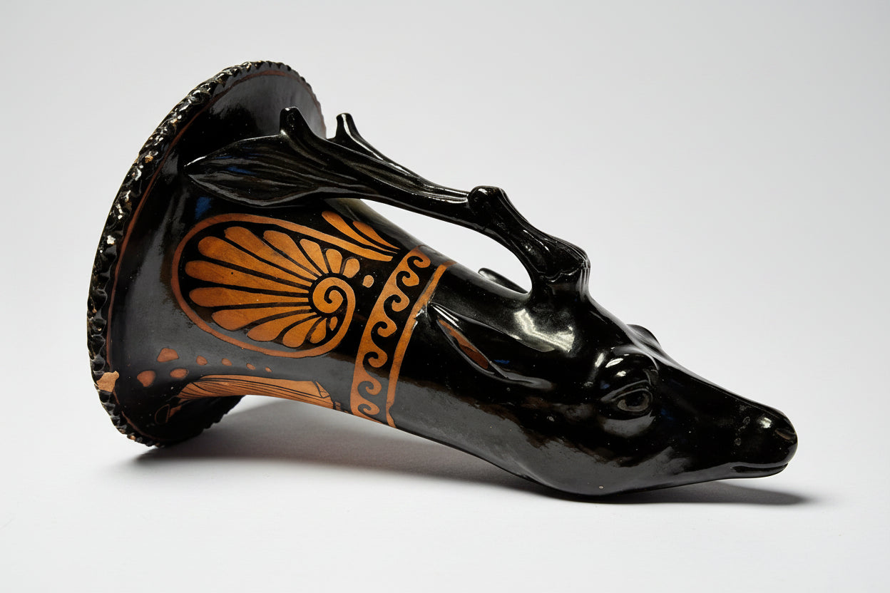 Stags Head Drinking Rhyton