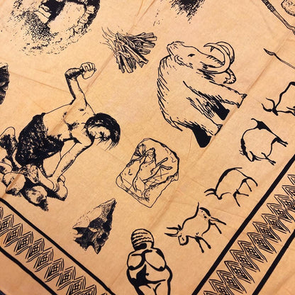 Stone Age Display Drape