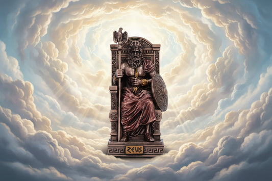 Zeus God of the Sky Mini Statue